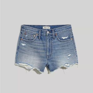 plus relaxed denim shorts in renfield wash: destructed editio